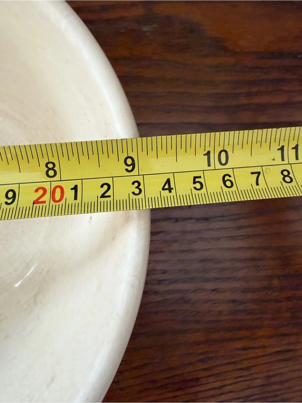 Vintage cream ribbed stoneware mixing bowl | antique farmhouse kitchen